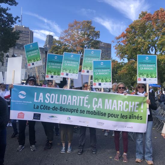 La grande marche des aînés- La solidarité, ça MARCHE 2024